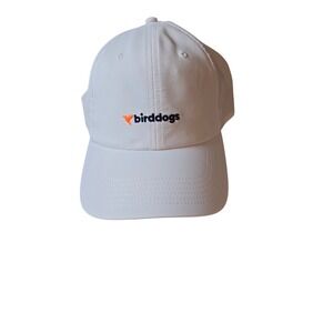 Birdies White Baseball Cap Embroidered Logo Men's One Size